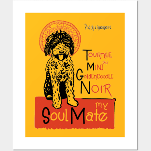 Mini Goldendoodle Soul Mate Posters and Art